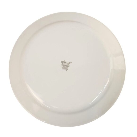 Corelle By Corning Dinner Plate Spiceberry Pattern Green & Brown Trim 10.25" Mic - Picture 3 of 6